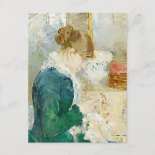 Cartão Postal Woman Sewing Berthe Morisot