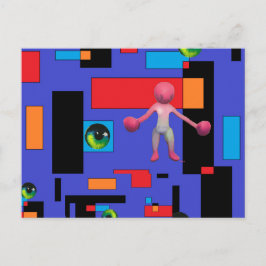 Cartão Postal Wombo Mais Frequentemente Do Que Não Surrealismo