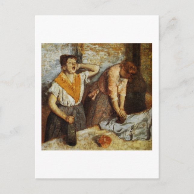 Cartão postal Women Ironing (Frente)