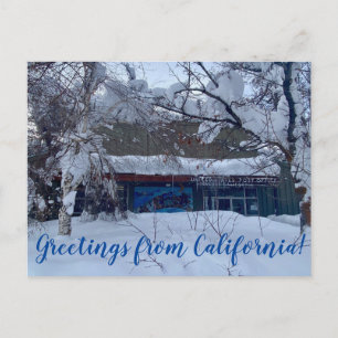 Cartão postal Wonderland de inverno