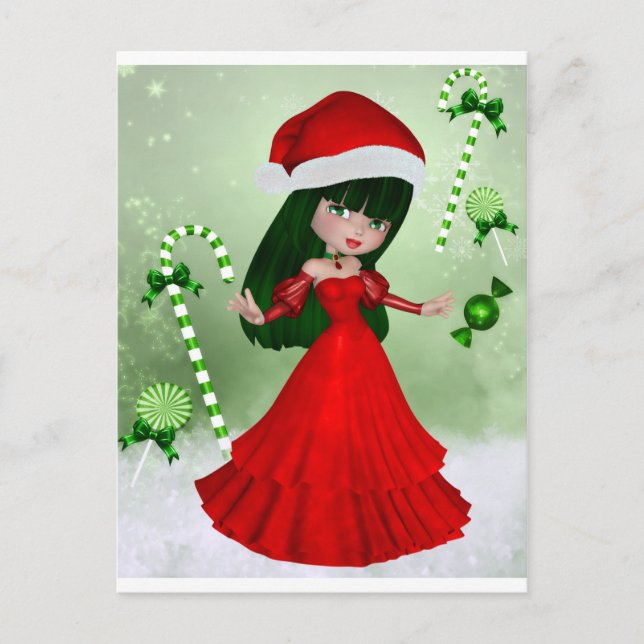 Cartão Postal Wonderland Fairy (Frente)