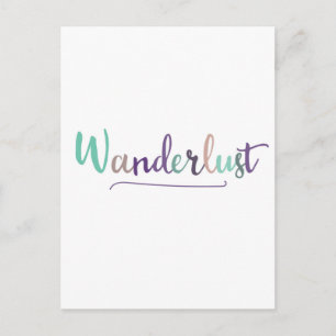 Cartão Postal Wonderlust