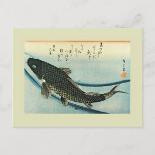 Cartão Postal Woodblock Japonês