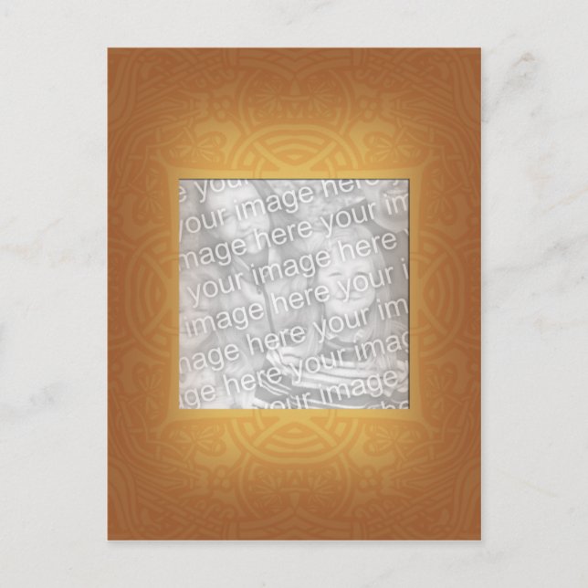 Cartão Postal Woodcut (Frente)