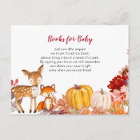 Woodland Fall Floral Watercolor Bebê Livros