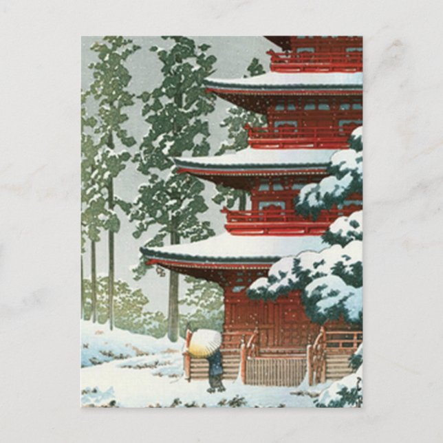 Cartão Postal Woodlock Japonês (Frente)