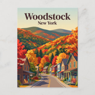 Cartão Postal Woodstock, Nova York, EUA