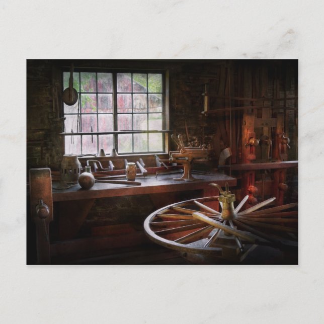 Cartão Postal Woodworker - O compro de direitos (Frente)