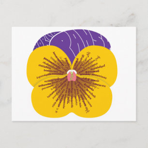 Cartão postal Wor(l)d Pansy