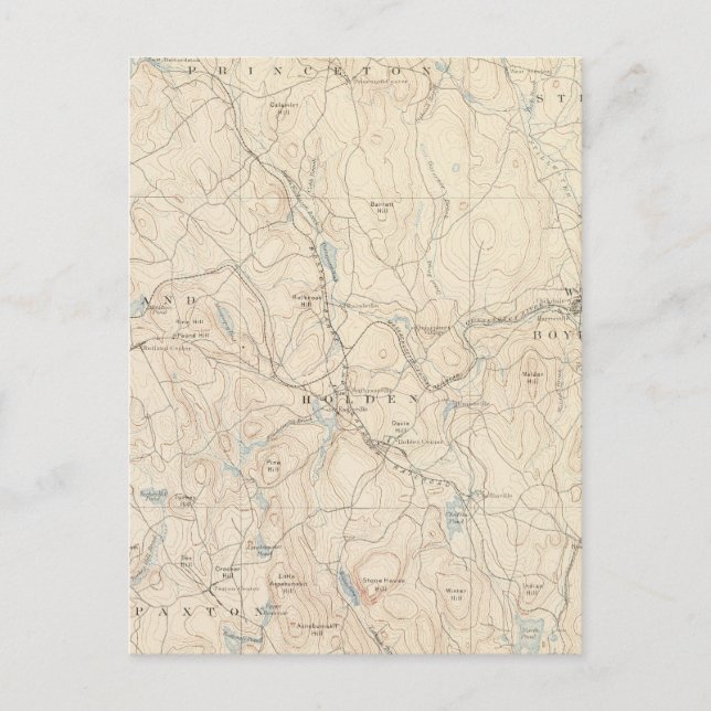 Cartão Postal Worcester, Massachusetts (Frente)