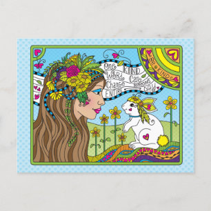 Cartão Postal Word_ Postcard de Um Tipo