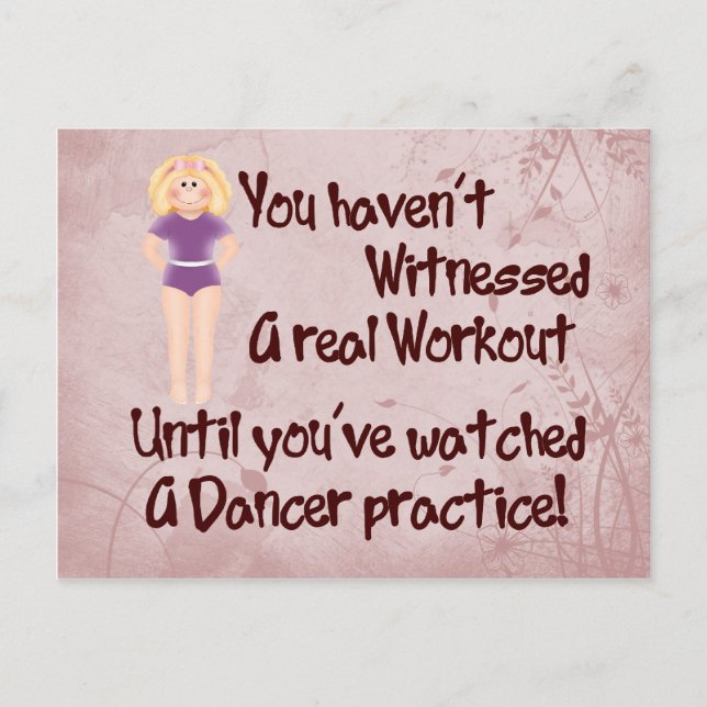 Cartão Postal Workout Real (Frente)