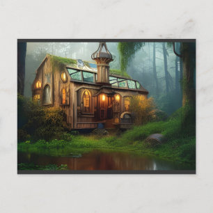 Cartão Postal Workshop sobre o rio   Steampunk