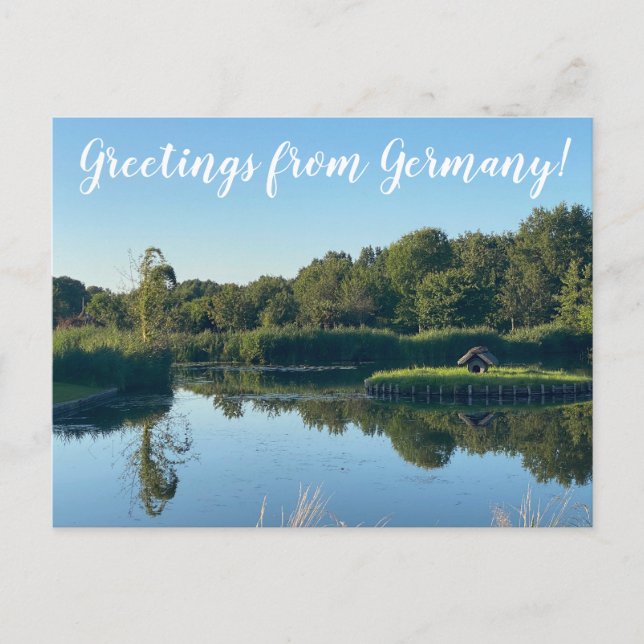 Cartão Postal World2Celebrate: Saudações da Alemanha! (Frente)