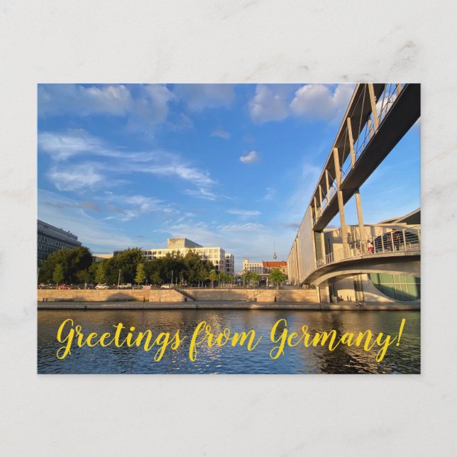 Cartão Postal World2Celebrate: Saudações da Alemanha! (Frente)