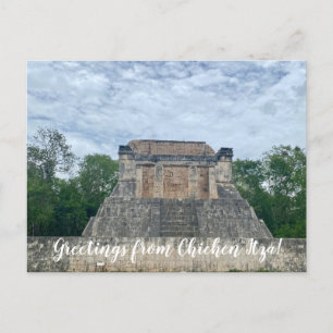 Cartão Postal World2Celebrate: Saudações de Chichén Itzá!