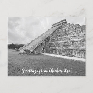 Cartão Postal World2Celebrate: Saudações de Chichén Itzá!