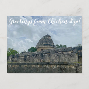 Cartão Postal World2Celebrate: Saudações de Chichén Itzá!