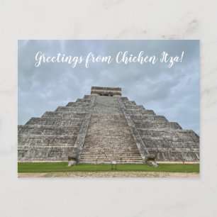 Cartão Postal World2Celebrate: Saudações de Chichén Itzá! Pos