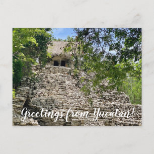 Cartão Postal World2Celebrate: Saudações de Iucatã!
