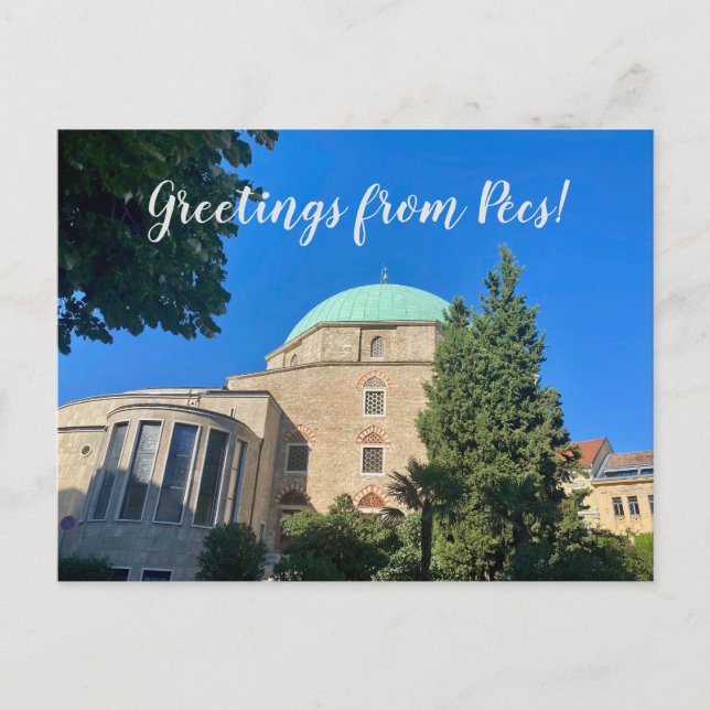 Cartão Postal World2Celebrate: Saudações de Pécs! (Frente)