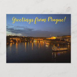 Cartão Postal World2Celebrate: Saudações de Praga!