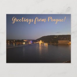 Cartão Postal World2Celebrate: Saudações de Praga!