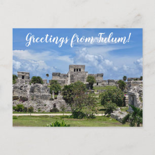Cartão Postal World2Celebrate: Saudações de Tulum!