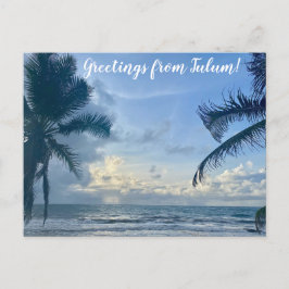 Cartão Postal World2Celebrate: Saudações de Tulum!