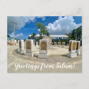 Cartão Postal World2Celebrate: Saudações de Tulum!