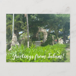 Cartão Postal World2Celebrate: Saudações de Tulum!