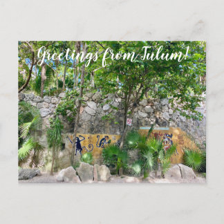 Cartão Postal World2Celebrate: Saudações de Tulum!