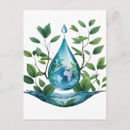 Cartão Postal World Water Day