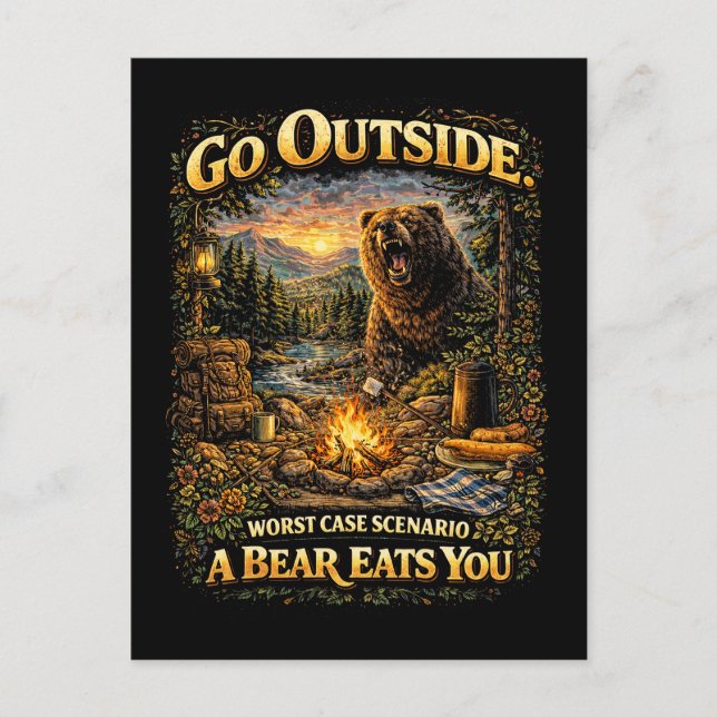 Cartão Postal Worst Case Wilderness (Frente)