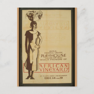 Cartão postal - WPA-África Vineyard