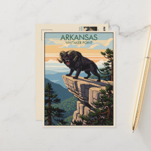 Cartão Postal WPA Arkansas Whitaker Point