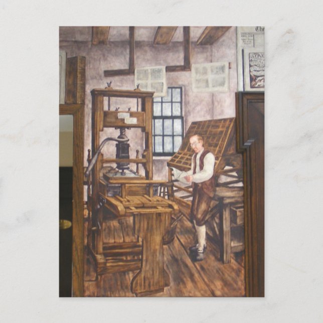 Cartão Postal WPA Murals 6 ~ postais (Frente)