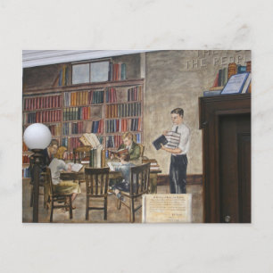 Cartão Postal WPA Murals 8 ~ postais