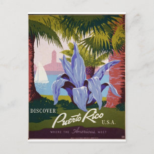 Cartão Postal WPA - Visite Porto Rico