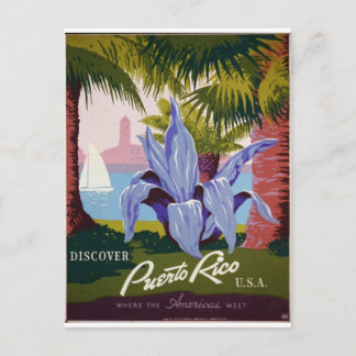 Cartão Postal WPA - Visite Porto Rico