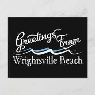 Cartão Postal Wright tsville Beach Water Waves