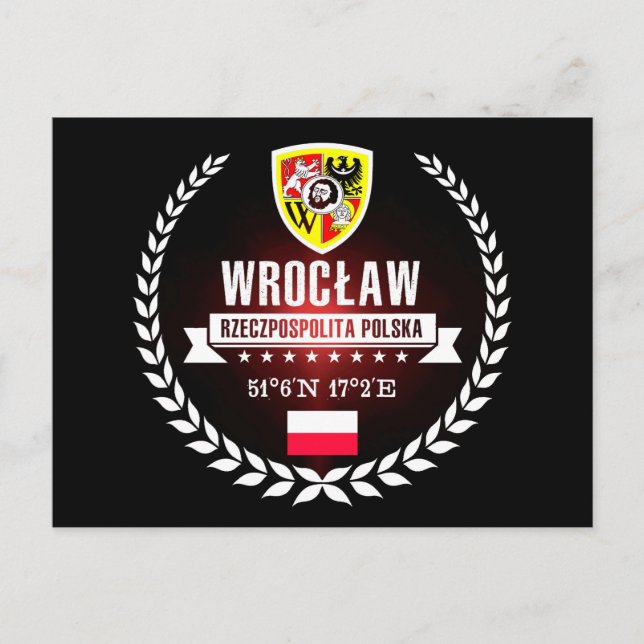 Cartão Postal Wrocław (Frente)