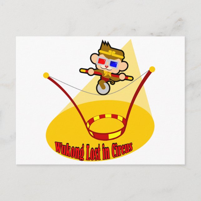 Cartão Postal Wukong (Frente)