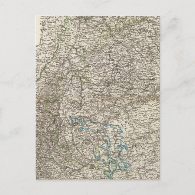 Cartão Postal Wurtemberg, Baden (Frente)