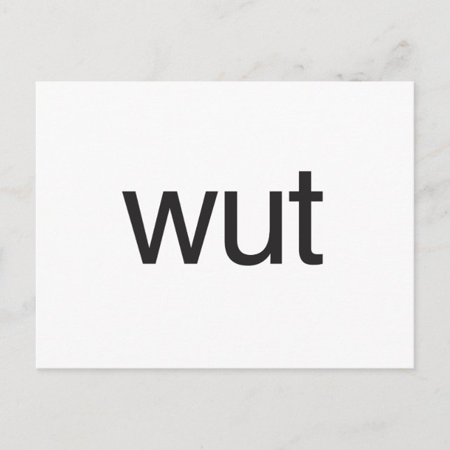 Cartão Postal wut.ai (Frente)