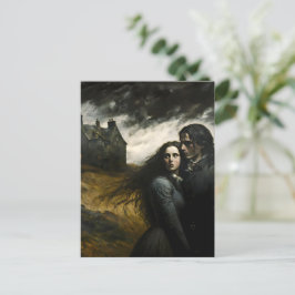 Cartão Postal Wuthering Heights, Emily Bronte Gothic Literatura