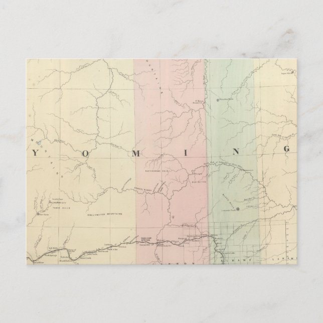 Cartão Postal Wyoming (Frente)