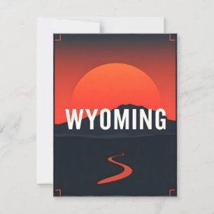 Cartão postal Wyoming