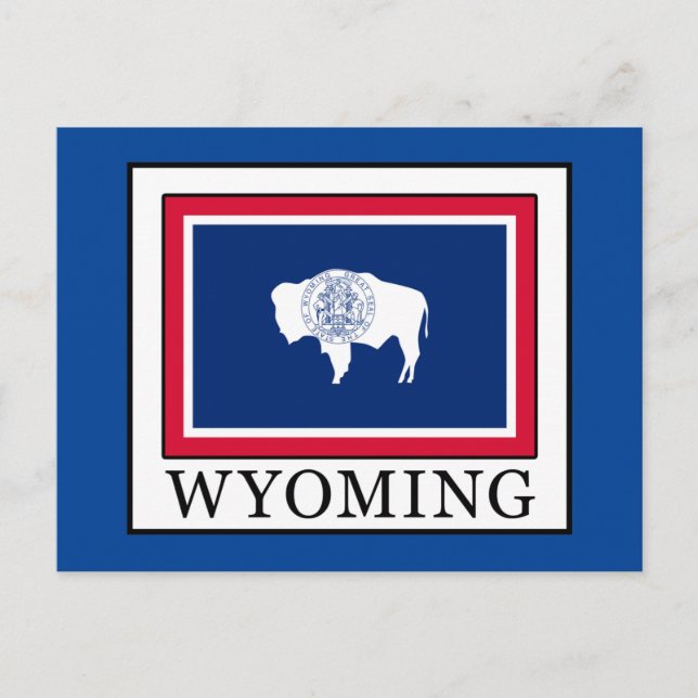 Cartão Postal Wyoming (Frente)