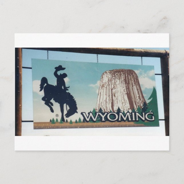 Cartão Postal Wyoming (Frente)